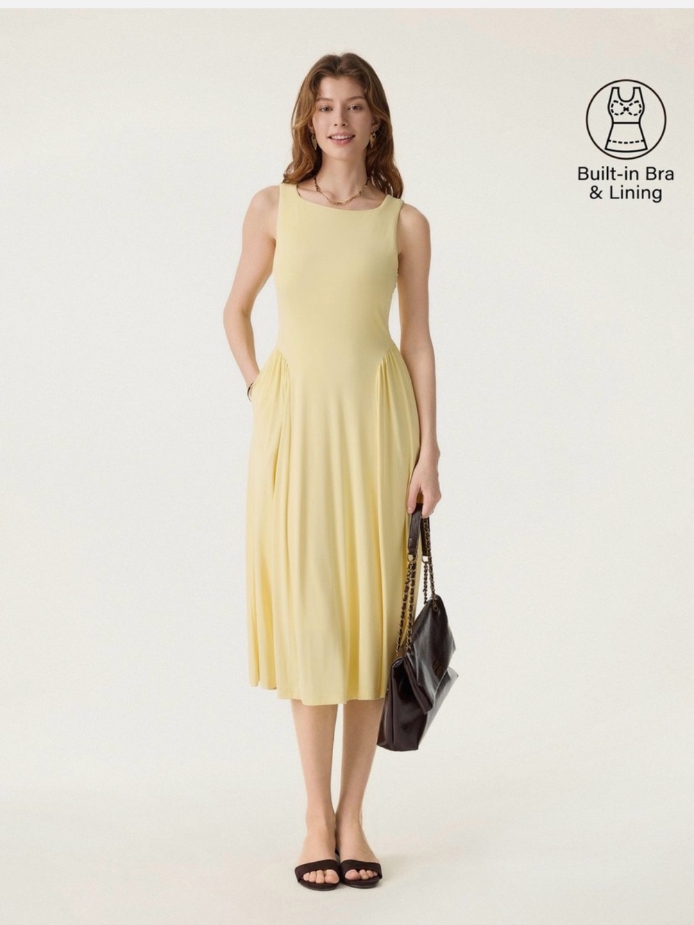 !!! ISO !!! OGL SunKiss Ruched Midi Fit and Flare Dress